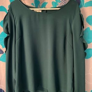 Forest green dress shirt